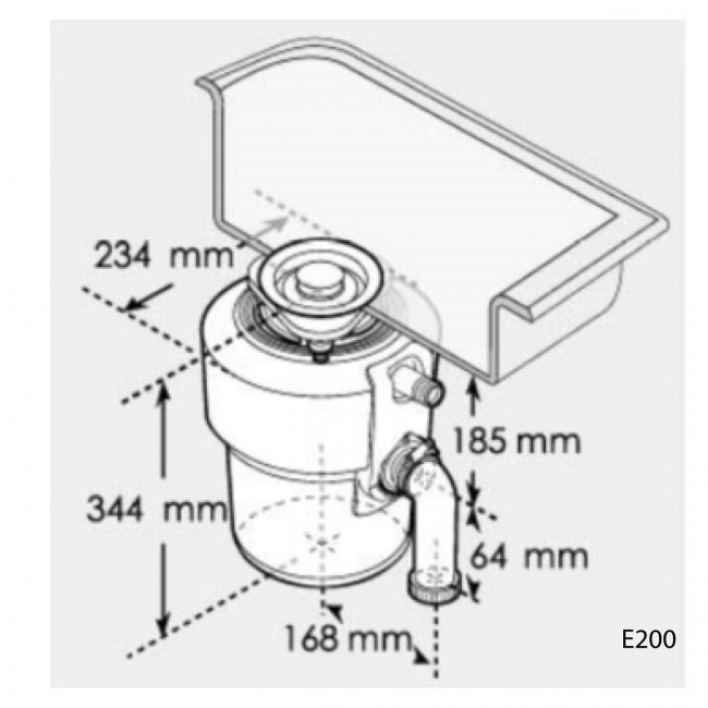 InSinkErator食物廚餘處理器 Evolution 200 InSinkErator食物廚餘處理器 Evolution 200