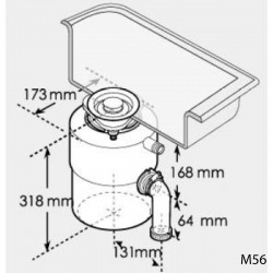 InSinkErator食物廚餘處理器 Model 56