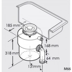 InSinkErator食物廚餘處理器 Model 66