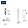 GROHE Eurosmart面盆/浴缸/廚房龍頭/花灑套裝 GROHE Eurosmart面盆/浴缸/廚房龍頭/花灑套裝