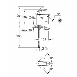 GROHE Eurosmart 面盆龍頭 32467003