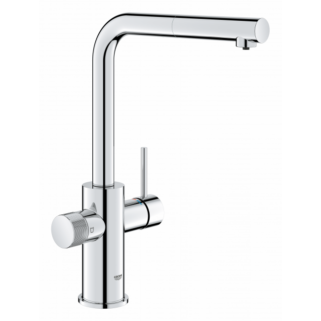 GROHE 高儀 Blue Pure Minta 30590000 (鉻色) 二合一濾水(拉出式)廚房龍頭+3M-AP2-405G濾水系統套裝 GROHE 高儀 Blue Pure Minta 30590000 (鉻色) 二合一濾水(拉出式)廚房龍頭+3M-AP2-405G濾水系統套裝