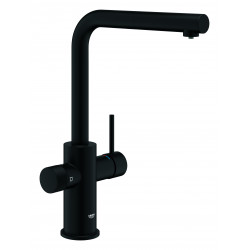 GROHE 高儀 Blue Pure Minta 30590KF0 (黑色) 二合一濾水(拉出式)廚房龍頭+3M-AP2-405G濾水系統套裝