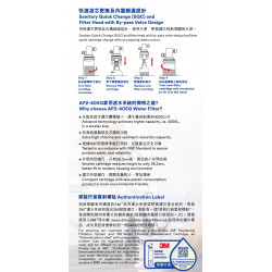 3M AP2-405G濾水系統替換濾芯