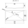Elleci ARCA系列1.5mm不銹鋼手工鋅盆 ARC1076-15 Elleci ARCA系列1.5mm不銹鋼手工鋅盆 ARC1076-15