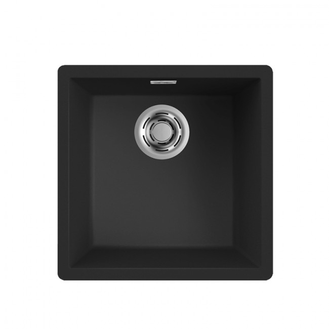 Elleci ZEN 102 Black(黑色)花崗岩石枱上/枱下盆(送GROHE 廚房龍頭|Elleci木砧板|304不銹鋼卷墊) Elleci ZEN 102 Black(黑色)花崗岩石枱上/枱下盆(送GROHE 廚房龍頭|Elleci木砧板|304不銹鋼卷墊)