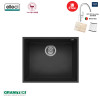 Elleci Quadra 105 Undermount Ghisa(金屬黑)花崗岩石枱下盆(送GROHE 廚房龍頭|Elleci木砧板|304不銹鋼卷墊) Elleci Quadra 105 Undermount Ghisa(金屬黑)花崗岩石枱下盆(送GROHE 廚房龍頭|Elleci木砧板|304不銹鋼卷墊)