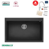 Elleci Quadra Standard 130 Ghisa(金屬黑)花崗岩石枱上盆(送GROHE 廚房龍頭|Elleci木砧板|304不銹鋼卷墊) Elleci Quadra Standard 130 Ghisa(金屬黑)花崗岩石枱上盆(送GROHE 廚房龍頭|Elleci木砧板|304不銹鋼卷墊)