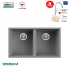 Elleci Quadra 350 Undermount Titanium(金屬灰)花崗岩石枱下盆(送GROHE 廚房龍頭|Elleci木砧板|304不銹鋼卷墊) Elleci Quadra 350 Undermount Titanium(金屬灰)花崗岩石枱下盆(送GROHE 廚房龍頭|Elleci木砧板|304不銹鋼卷墊)