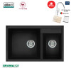 Elleci Quadra Standard 440 Ghisa(金屬黑)花崗岩石枱上盆(送GROHE 廚房龍頭|Elleci木砧板|304不銹鋼卷墊) Elleci Quadra Standard 440 Ghisa(金屬黑)花崗岩石枱上盆(送GROHE 廚房龍頭|Elleci木砧板|304不銹鋼卷墊)