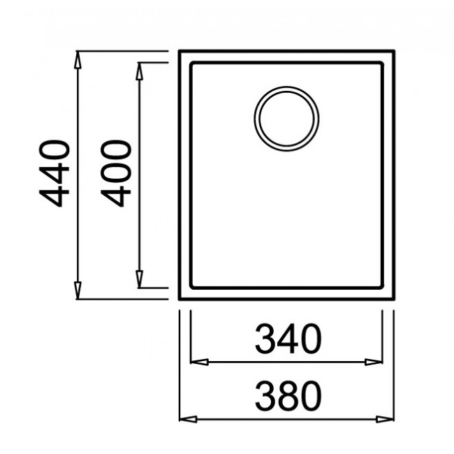 Elleci Quadra 100 Undermount Bianco(白色)花崗岩石枱下盆(送GROHE 廚房龍頭|Elleci木砧板|304不銹鋼卷墊) Elleci Quadra 100 Undermount Bianco(白色)花崗岩石枱下盆(送GROHE 廚房龍頭|Elleci木砧板|304不銹鋼卷墊)