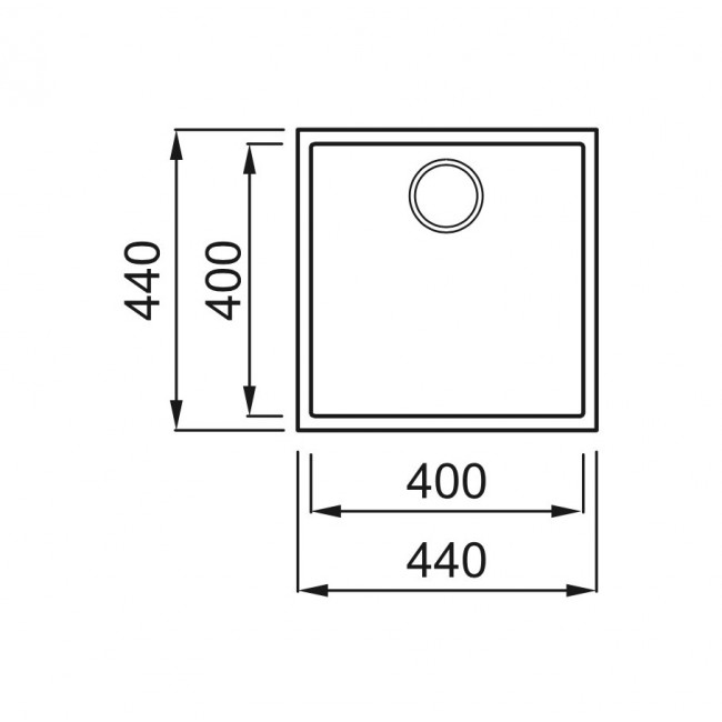 Elleci Quadra 102 Undermount Ghisa(金屬黑)花崗岩石枱下盆(送GROHE 廚房龍頭|Elleci木砧板|304不銹鋼卷墊) Elleci Quadra 102 Undermount Ghisa(金屬黑)花崗岩石枱下盆(送GROHE 廚房龍頭|Elleci木砧板|304不銹鋼卷墊)