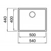 Elleci Quadra 105 Undermount Bianco (白色)花崗岩石枱下盆(送GROHE 廚房龍頭|Elleci木砧板|304不銹鋼卷墊) Elleci Quadra 105 Undermount Bianco (白色)花崗岩石枱下盆(送GROHE 廚房龍頭|Elleci木砧板|304不銹鋼卷墊)
