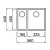 Elleci Quadra 150 Undermount Ghisa(金屬黑)花崗岩石枱下盆(送GROHE 廚房龍頭|Elleci木砧板|304不銹鋼卷墊) Elleci Quadra 150 Undermount Ghisa(金屬黑)花崗岩石枱下盆(送GROHE 廚房龍頭|Elleci木砧板|304不銹鋼卷墊)