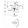 GROHE Eurosmart 中身面盆龍頭/浴缸龍頭/花灑組合 GROHE Eurosmart 中身面盆龍頭/浴缸龍頭/花灑組合