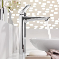 GROHE EuroStyle Solid高身面盆龍頭 23719003