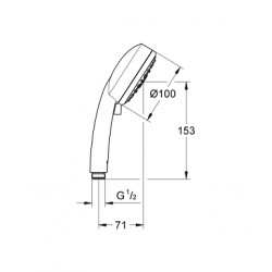 GROHE Vitalio COMFORT 100 4速手握花灑 26094000