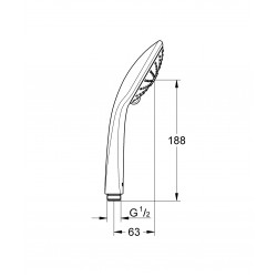 GROHE Vitalio JOY 110 3速手握花灑 27319000