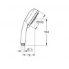 GROHE TEMPESTA COSMOPOLITAN 100 2速手握花灑 27571002 GROHE TEMPESTA COSMOPOLITAN 100 2速手握花灑 27571002