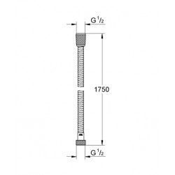 GROHE RELEXAFLEX Metal 花灑喉 28139000 (1750mm)
