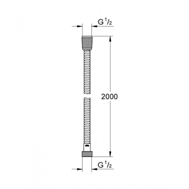 GROHE RELEXAFLEX Metal 花灑喉 28140000 (2000mm) GROHE RELEXAFLEX Metal 花灑喉 28140000 (2000mm)