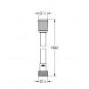 GROHE SILVERFLEX 花灑喉 28743001 (1500mm) GROHE SILVERFLEX 花灑喉 28743001 (1500mm)