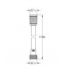 GROHE SILVERFLEX 花灑喉 28745001 (1750mm) GROHE SILVERFLEX 花灑喉 28745001 (1750mm)