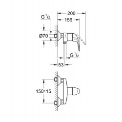 GROHE EUROECO 淋浴龍頭  32740000