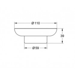 GROHE ESSENTIALS Soap Dish 40368001
