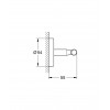 GROHE Bau Cosmolplitan 掛衣鈎 40461001 GROHE Bau Cosmolplitan 掛衣鈎 40461001