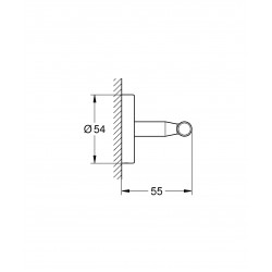 GROHE Bau Cosmolplitan 掛衣鈎 40461001