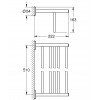 GROHE Bau Cosmolplitan 毛巾架 40462001