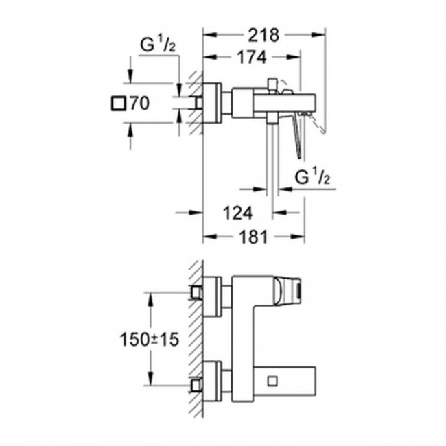 GROHE Eurocube 3件套裝 GROHE Eurocube 3件套裝