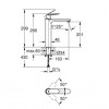 GROHE Eurosmart Cosmopolitan 高身面盆龍頭 23921000 GROHE Eurosmart Cosmopolitan 高身面盆龍頭 23921000