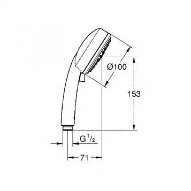 GROHE Tempesta Cosmopolitan 100 4速手握花灑 27573002 GROHE Tempesta Cosmopolitan 100 4速手握花灑 27573002