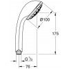 GROHE Relexa 100 5速手握花灑 28796000 GROHE Relexa 100 5速手握花灑 28796000