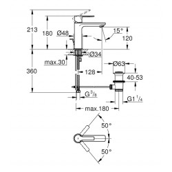 GROHE Lineare New 面盆龍頭 32114001