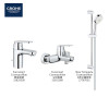 GROHE Eurosmart Cosmopolitan 3件套裝 GROHE Eurosmart Cosmopolitan 3件套裝