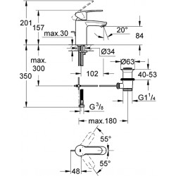 GROHE Eurostyle Cosmopolitan 面盆龍頭 33552002