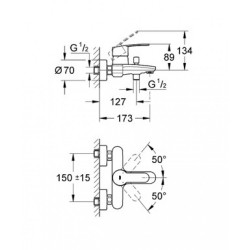 GROHE Eurostyle Cosmopolitan 浴缸龍頭 33591002
