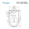 NUBE 1343B 64cm自由咀Rimless無圈孔分體座廁 NUBE 1343B 64cm自由咀Rimless無圈孔分體座廁