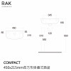 RAK-COMPACT長方形掛牆式面盆 RAK-COMPACT長方形掛牆式面盆