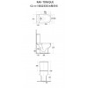 RAK-TONIQUE 62cm分體座廁配油壓廁板 RAK-TONIQUE 62cm分體座廁配油壓廁板