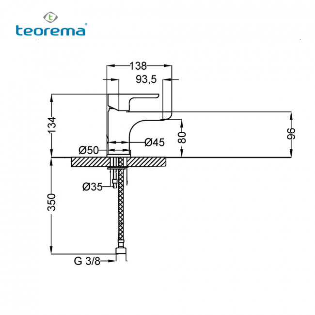 Teorema Goodlife面盆龍頭86300BB Teorema Goodlife面盆龍頭86300BB