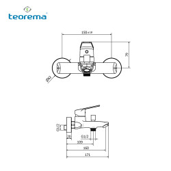 Teorema Sonic浴缸龍頭8C16011